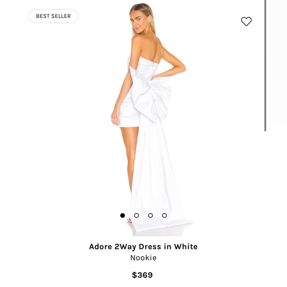 White Bow Dress (Revolve, Nookie)